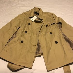 NWT Banana Republic Cape Trench coat